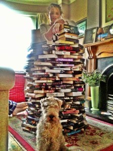 My tower of books