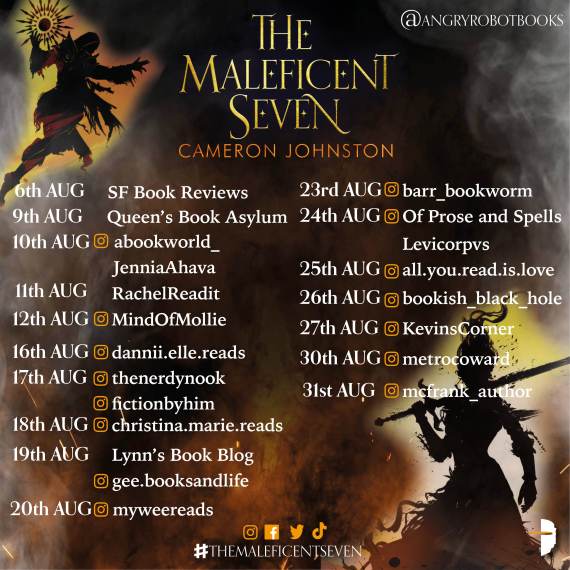 The Maleficent Seven book tour